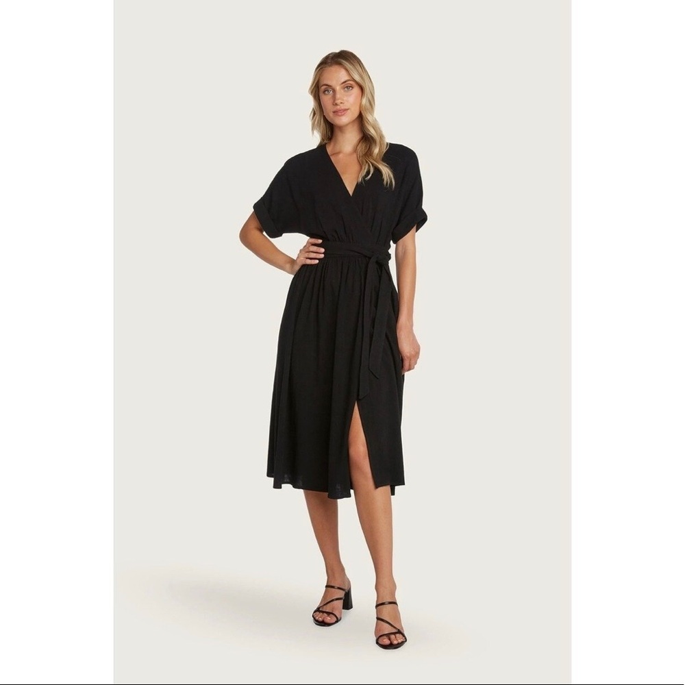 Willow Midi Wrap Helen Dress